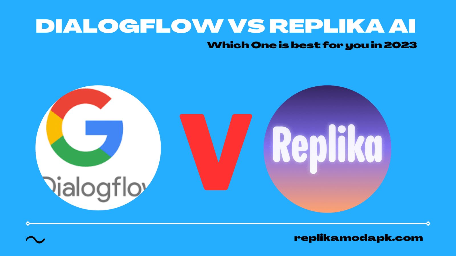 Dialogflow vs Replika AI